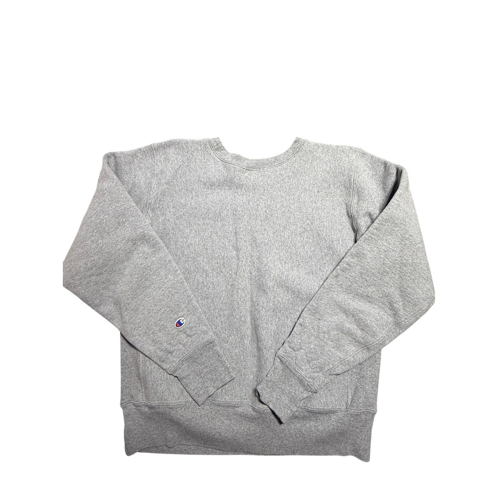 Vintage Champion Reverse Weave Sweatshirt Mens Small Gray Made in USA Warmup